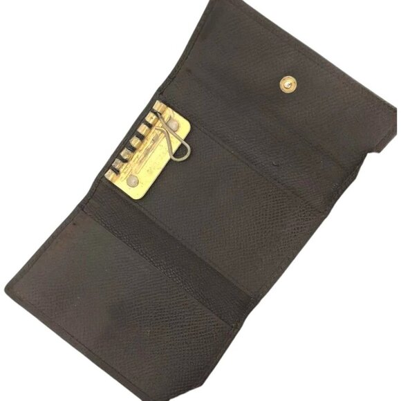 587111AP (V6) Bvlgari Key Case Classico 6 Ring Brown Leather - Picture 5 of 9
